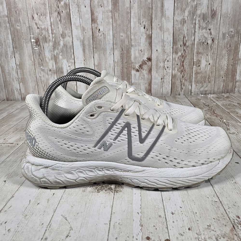 New Balance Fresh Foam 880 v11 Womens Running Shoes White Silver W880W11 8